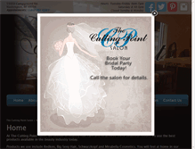 Tablet Screenshot of cuttingpointsalon.com